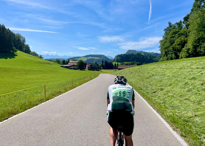 Eine wunderschöne Gegend: auf dem Weg von Mosnang Richtung Libingen