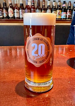 Ein leckeres, frisch gezapftes Bier